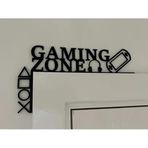 Gaming Zone Kapı Üstü Tabelası – Oyuncu Odası Dekoru
