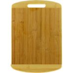 Gampus Bambu Oval Kenarlı Büyük Boy Kesim Panosu - Bambu Kesim Tahtası 26 x 36 cm Kesme Tahtası