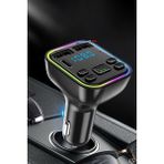 Gampus Fm Handsfree Bluetooth Modülatör Mp3 Player Type-C Çıkışlı Araç Şarj Aleti