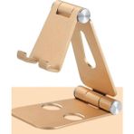 Gampus Masaüstü Telefon Tutacağı Telefon Standı Aliminyum Metal Stand Sarsılmaz Kaliteli Stand Gold
