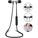 Gampus Mikrofonlu Kulak Içi Kulaklık Mıknatıslı Bluetooth Sporcu Spor Kulaklığı Boyuna Asılan