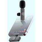 Gampus Profesyonel Canlı Yayın Mikrofonu Type-C Mikrofon Yaka Telefon Mikrofonu Yayın Çekim Mikrofonu