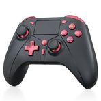 Gamrombo Wireless Controller Replacement for Sony PS4 Controller,Compatible with PS4/Slim/Pro/Windows PC,Built-in 1000mAh Battery/Macro/Audio Jack/Turbo/Double Shock/6-Axis Motion Sensor
