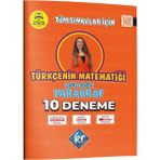 Gamze Hoca Türkçenin Matematiği Tüm Sınavlar Için Paragraf 10 Deneme Kr Akademi Yayınları - standart