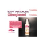 gamzebaykarabeauty GÜNEŞ KREMİ yoğun koruma su bazlı suya dayanıklı tam koruma yaşlanma karşıtı