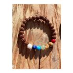 gamzenin tasarımları 7 Çakra Tasarım Bileklilk(Rudraksha,Selenit,Apatit,Lapis,Aventurin,Sitrin,Jasper,Varisit)