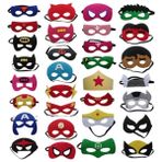 Ganbao 12PCS-MIXED 12PCS Lot Süper Kahraman Hulk Karikatür Çocuk Maskeleri Doğum Günü Partisi Süslemeleri Parti Oyunları Erkek Bebek Maskeleri Kahraman Olmak (Yurt Dışından) - Renkli
