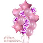 Ganbao 14 Adet Pembe Konfeti-Anne Olmak ve Baba Olmak Mavi/pembe Rozet Kanat Omuz Askısı Seti Bebek Duş Kız Erkek Dekorasyon Cinsiyet Reveal Dıy Parti Malzemeleri (Yurt Dışından) - Renkli