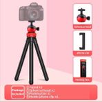 Ganbao Klipsli Tripod Ahtapot Esnek Tripod Telefon Tutucu Dslr Fotoğraf Makinesi Için Standı Ballhead Soğuk Ayakkabı Klipsi ile Yakalama Vidası Vlogging Kiti (Yurt Dışından) - Siyah