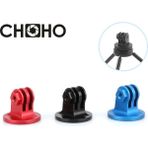 Ganbao Mavi Gopro Accesorios Cnc Alüminyum Montaj Alaşımı 1/4 Tripod Adaptörü Git Pro Hero 11 10 9 8 Sjcam SJ4000 SJ5000 Xiaomi Yi 4K Djı (Yurt Dışından) - Siyah