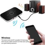 Ganbao Siyah Yükseltilmiş Bluetooth 5.0 Kablosuz Av Alıcısı-Vericisi Alıcı Rca 3.5mm Aux Jack USB Dongle Müzik Kablosuz Adaptör Araba Pc Tv Kulaklıklar Için (Yurt Dışından)