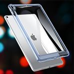 GANGANPRO iPad Air 3 2019 Nesil Kılıf için İnce Hafif Tablet, Yumuşak Şeffaf TPU Arka Darbeye Dayanıklı Tablet Kılıfı 10,5 İnç - Mavi