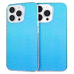 GANGANPRO iPhone 13 Mini cep telefonu kılıfı lazer floresan parlak holografik renk geçişli koruyucu kılıf TPU tampon PC arka taraf ince darbeye dayanıklı kılıf 6,7 inç