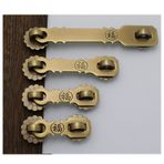 GangKun Saf Bakır Kilit, Antik Ahşap Kapı Tokası, Kalınlaştırılmış Kapı Tokası-15 cm Uzunluk * Bronz Renk * 1