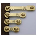 GangKun Saf Bakır Kilit, Antik Ahşap Kapı Tokası, Kalınlaştırılmış Kapı Tokası-6,5 cm Uzunluk*Pirinç Renk*1