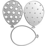 GANPUB 1 adet gümüş balon kuş Metal kesme ölür Scrapbooking Stencil kalıp kart yapımı için DIY fotoğraf albümü dekoratif kağıt kartları Scrapbooking kalıp kesim kart yapımı aksesuarları kalıp kesme ve