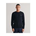 Gant 8050601.433 Lacivert Regular Fit Bisiklet Yaka Erkek Kazak