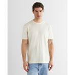 Gant Erkek Bej Baskılı Kısa Kollu T-Shirt 2326125T.34 - 34-Bej