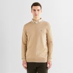 Gant Erkek Bej Regular Fit Bisiklet Yaka Kazak - 277-Bej - XL
