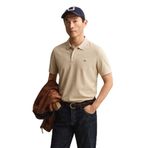 GANT Erkek Bej Regular Fit Logolu Polo Yaka T-Shirt