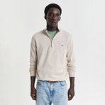 Gant Erkek Bej Regular Fit Yarım Fermuarlı Kazak - 291-Bej - 2XL