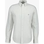 Gant Erkek Beyaz Regular Fit Çizgili Logolu Gömlek 3260023.110 - 110-Beyaz
