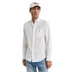 GANT Erkek Beyaz Regular Fit Logolu Gömlek