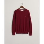 Gant Erkek Bordo Regular Fit Bisiklet Yaka Kazak 8040521.604 - 604-Bordo - M