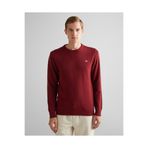 Gant Erkek Bordo Regular Fit Bisiklet Yaka Yün Kazak