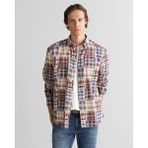 Gant Erkek Bordo Relaxed Fit Gömlek 3825347T.604 - 604-Bordo - 2XL