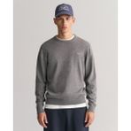 Gant Erkek Gri Regular Fit Bisiklet Yaka Kazak 8030561.92 - 92-Gri