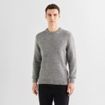 Gant Erkek Gri Regular Fit Bisiklet Yaka Kazak - 93-Gri - XL