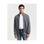 Gant Erkek Gri Regular Fit Fermuarlı Hırka