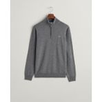 Gant Erkek Gri Regular Fit Yarım Fermuarlı Kazak 87213.90 - 90-Gri - S