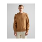 Gant Erkek Kahverengi Regular Fit Bisiklet Yaka Sweatshirt