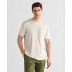 Gant Erkek Krem Bisiklet Yaka Regular Fit T-Shirt 2003419.130 - 130-Krem - 3XL