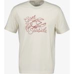 Gant Erkek Krem Bisiklet Yaka Regular Fit T-Shirt 2003443.130 - 130-Krem - 2XL