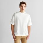 Gant Erkek Krem Orijinal Fit Bisiklet Yaka Logolu T-Shirt - 113-Krem - XL