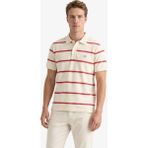 Gant Erkek Krem Regular Fit Çizgili Logolu Polo Yaka T-Shirt 2014094.119 - 119-Krem - XL