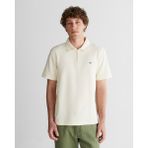 Gant Erkek Krem Regular Fit Yarım Fermuarlı Logolu Polo Yaka T-Shirt 2426186T.130 - 130-Krem