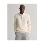 Gant Erkek Krem Regular Fit Yarım Fermuarlı Sweatshirt