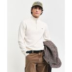 Gant Erkek Krem Regular Fit Yarım Fermuarlı Yün Kazak 87213.130 - 130-Krem - XL