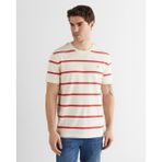 Gant Erkek Krem Renk Bloklu Kısa Kollu Logolu T-Shirt 2003398.119 - 119-Krem - 2XL