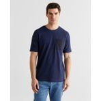 Gant Erkek Lacivert Baskılı Kısa Kollu T-Shirt 2326123T.433 - 433-Lacivert - M