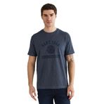 GANT Erkek Lacivert Baskılı Kısa Kollu T-Shirt