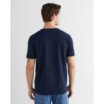 Gant Erkek Lacivert Bisiklet Yaka Regular Fit Logolu T-Shirt 2325149T.433 - 433-Lacivert - XL