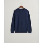 Gant Erkek Lacivert Regular Fit Bisiklet Yaka Kazak 8040169.433 - M - 433-Lacivert