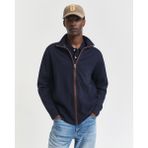 Gant Erkek Lacivert Regular Fit Fermuarlı Hırka 2028042.433 - 433-Lacivert - 2XL
