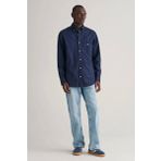 Gant Erkek Lacivert Regular Fit Gömlek