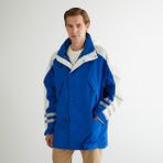 Gant Erkek Lacivert Regular Fit Kapüşonlu Renk Bloklu Mont - 447-Lacivert